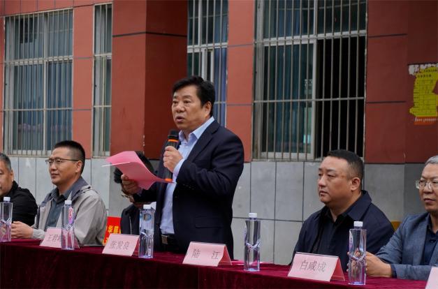 （济宁市退役军人事务局副县级干部张发良讲话）