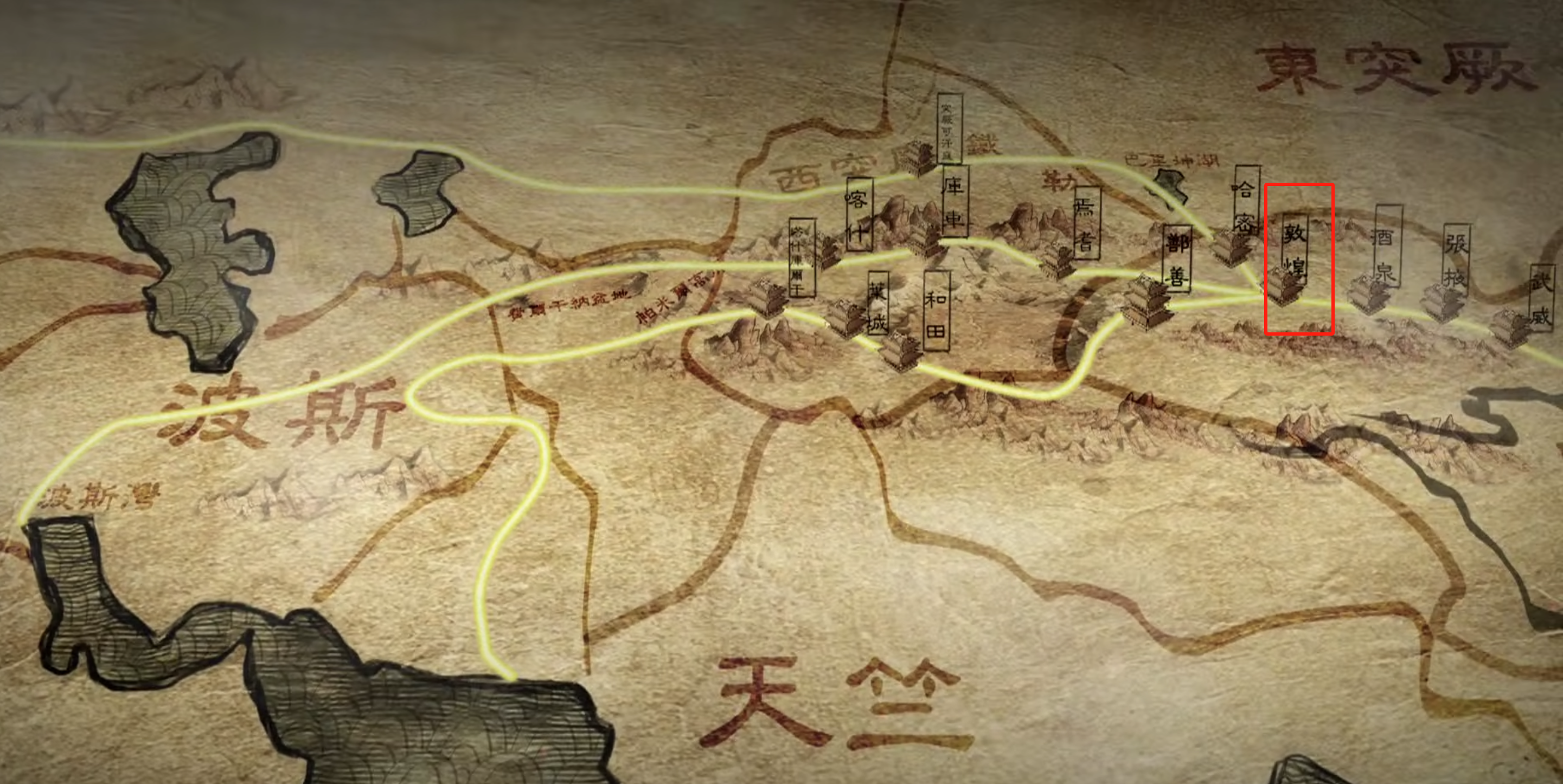 2100年前丝绸之路如何开拓敦煌壁画你是懂蹭流量的