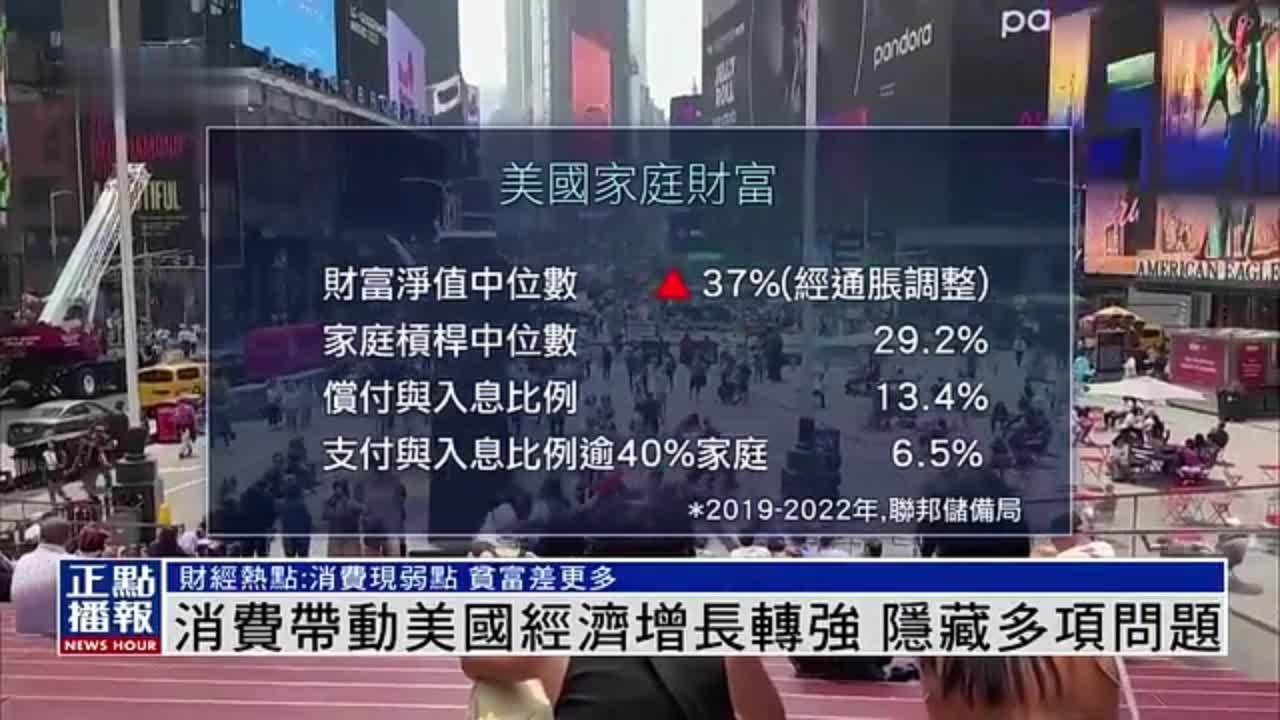 财经热点｜消费带动美国经济增长转强 隐藏多项问题