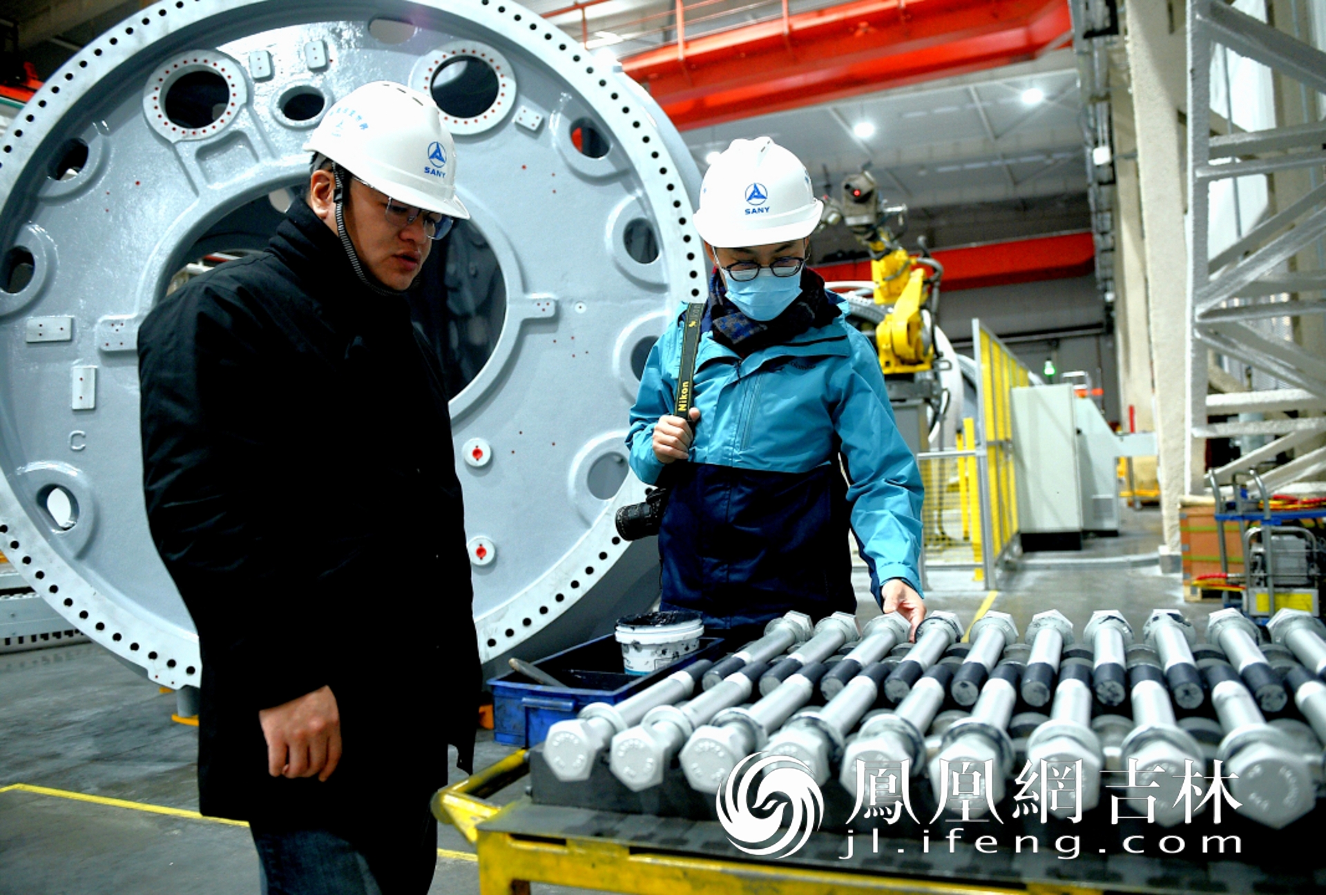 “高质量发展吉林行”网络主题活动关注吉林通榆风电产业。凤凰网吉林 王振东/摄