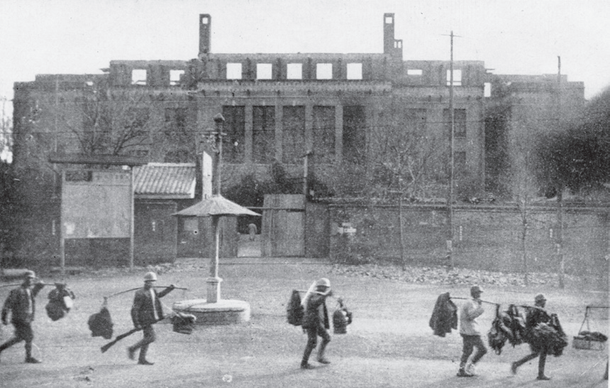 日军撤出长沙时焚毁湘雅医院