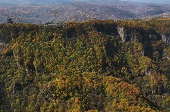 秋日崆峒山