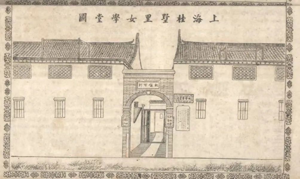 《女学报》上刊载的上海中国女学堂图