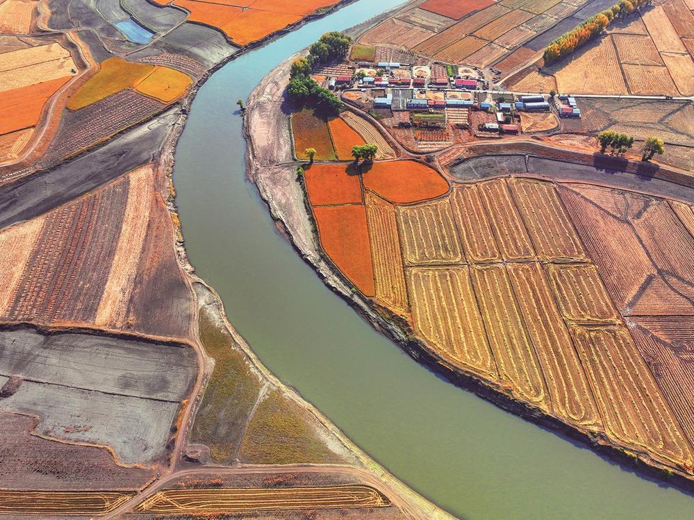 洮儿河福顺湾。 邱会宁 摄