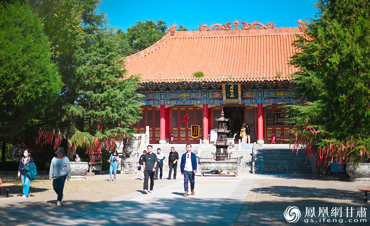 甘肃省庆阳市庆城县的周祖陵景区庄重肃穆、古朴清雅