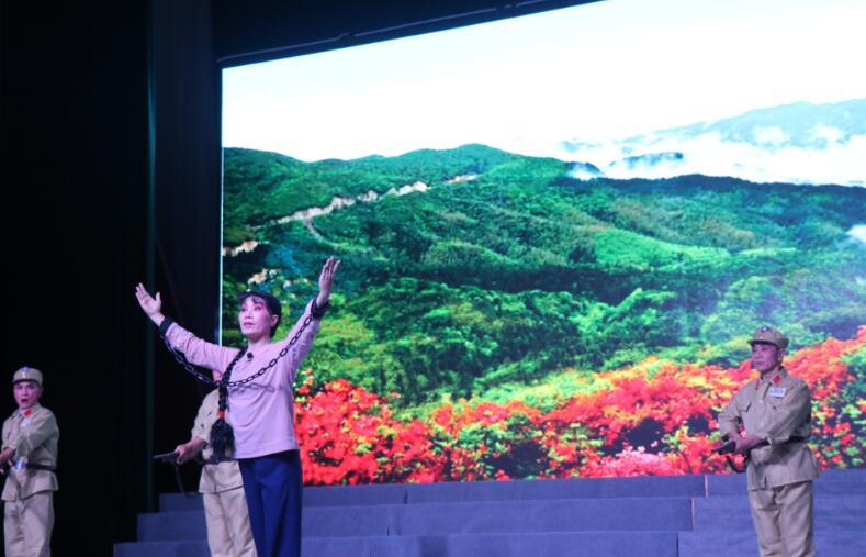景德镇浮梁县红色现代赣剧《杜鹃红》首演
