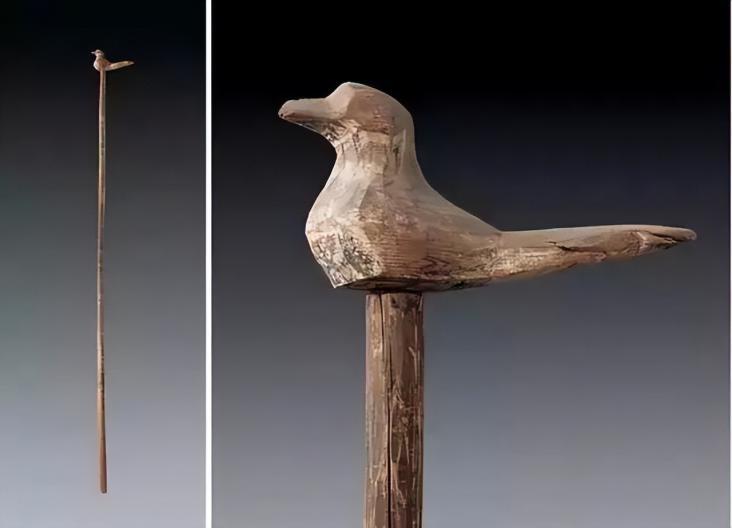 武威汉墓出土的鸠杖