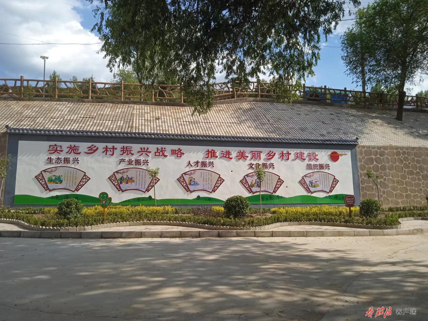 看，那里绿树成荫环境优美！原来是庄浪美丽乡村