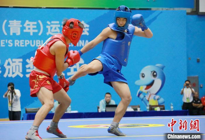 全国第一届学青会武术散打比赛广西灌阳落幕