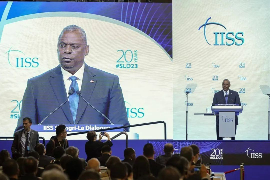 ▎6月,美防长奥斯汀在香格里达对话会上发表演讲,题为《美国在印太地区的领导力》