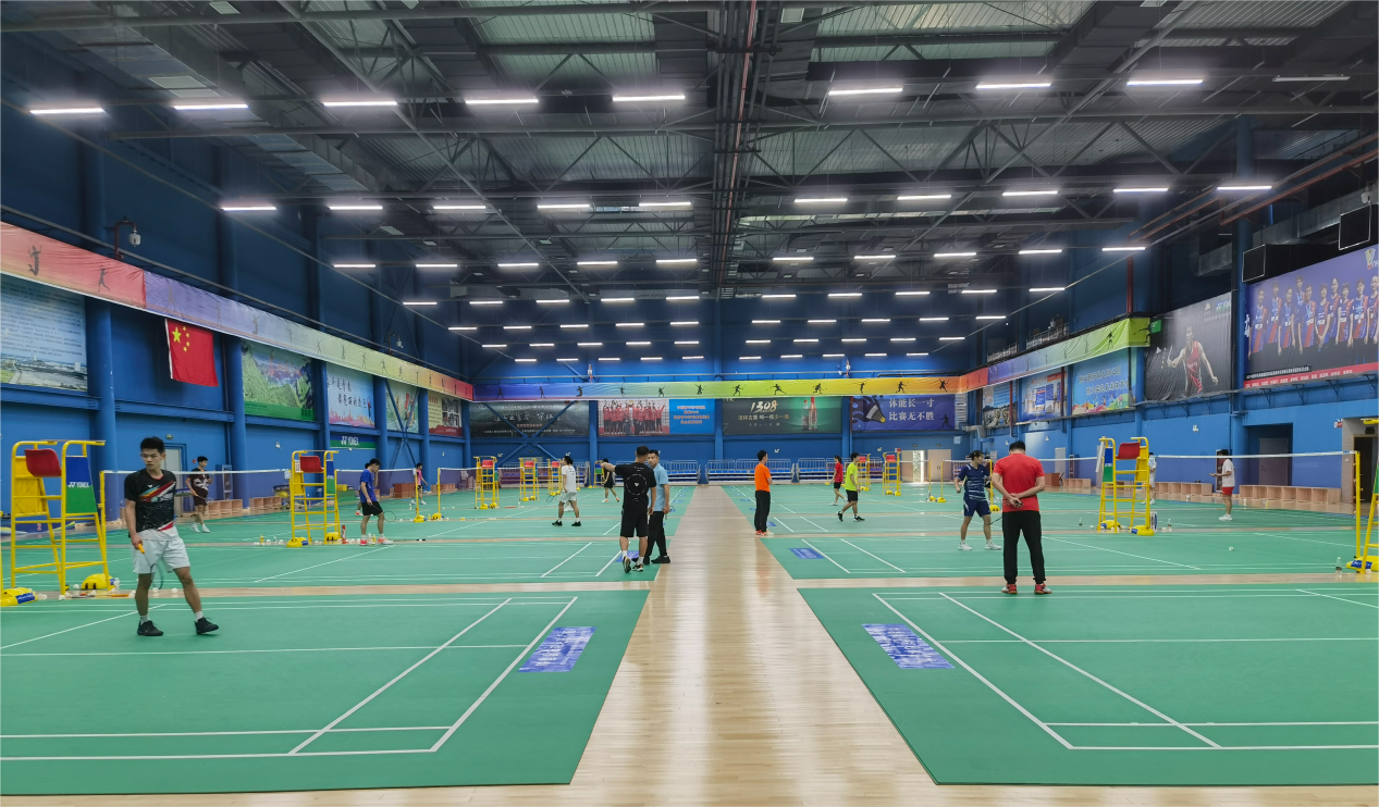 国家青年羽毛球队在江西瑞昌市进行集训