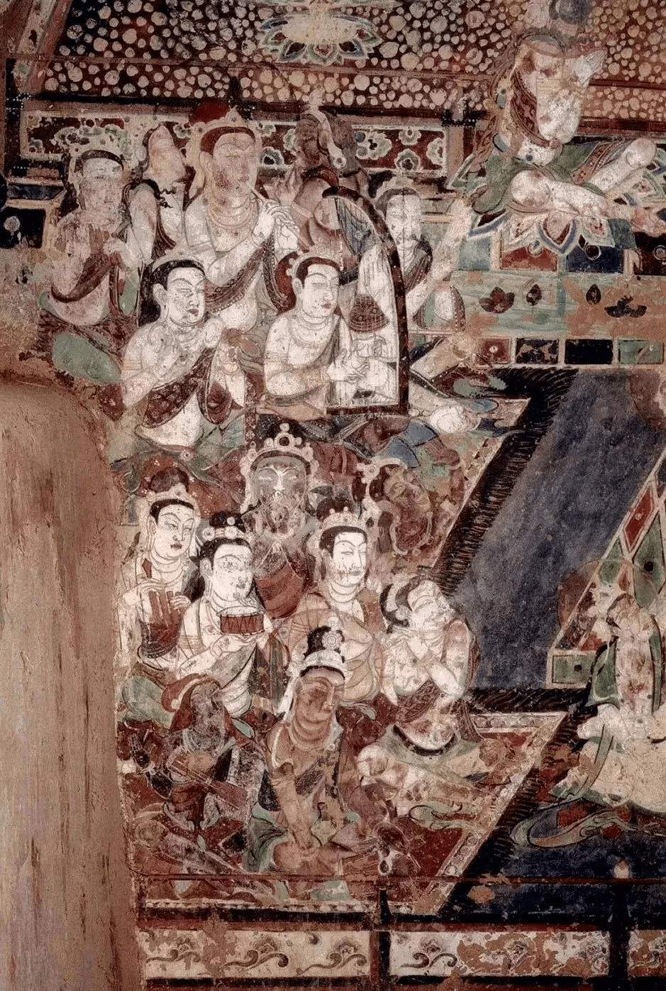 ▲药师经变乐舞盛景 图源网络