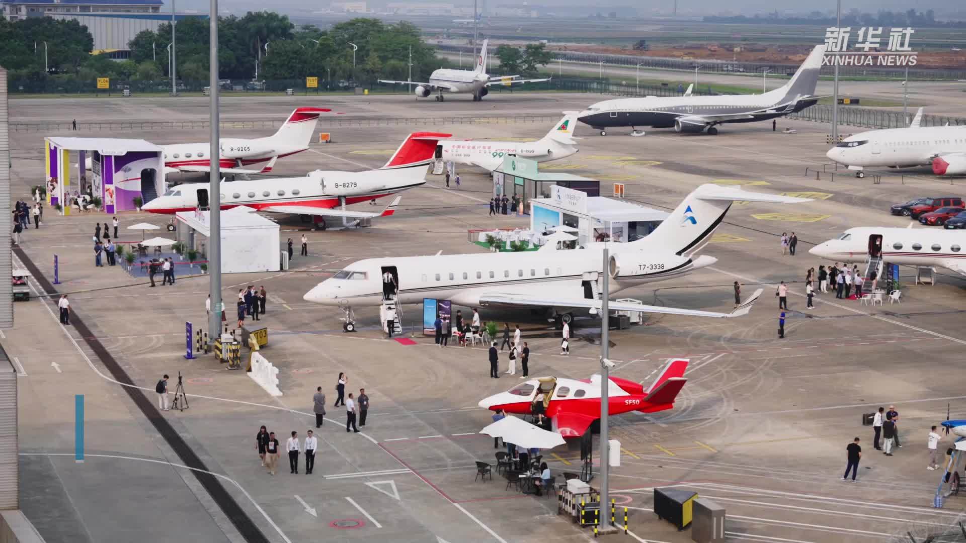 第六届(中国)广州商务航空展在穗举行