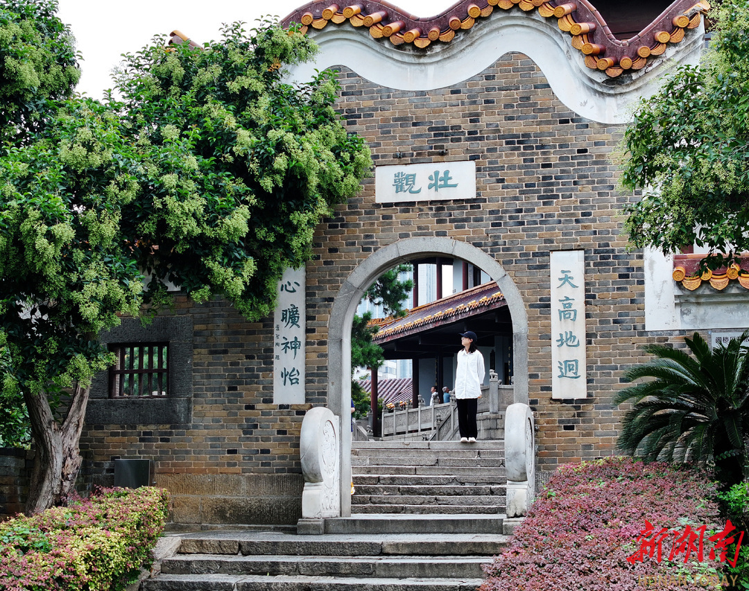 (天心阁南门景观。)