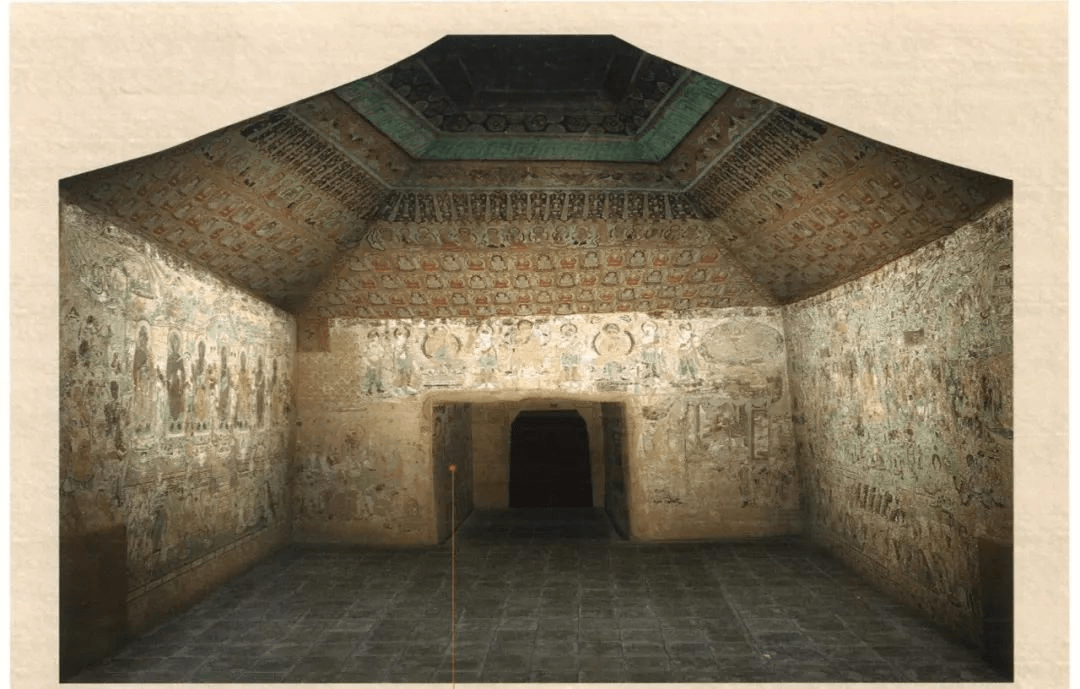 ▲莫高窟220窟全景 图源网络