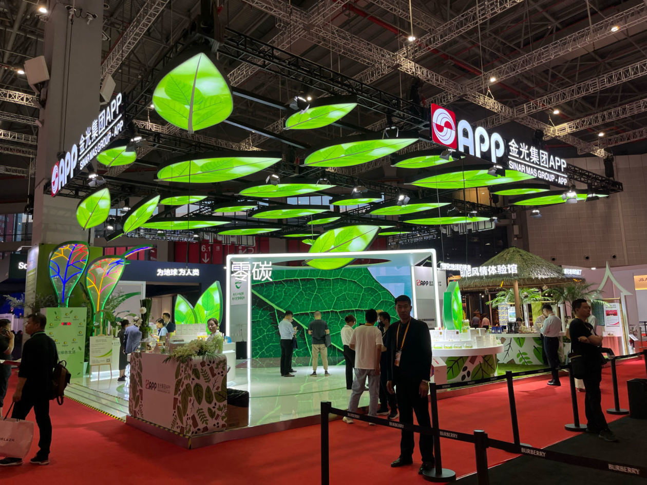 金光集团app展台(摄影/翟亚菲)