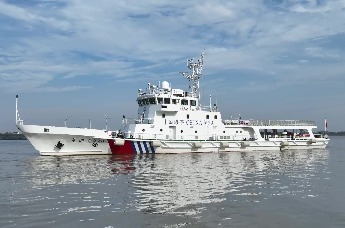 江西湖口县60米级海事巡逻船交付使用