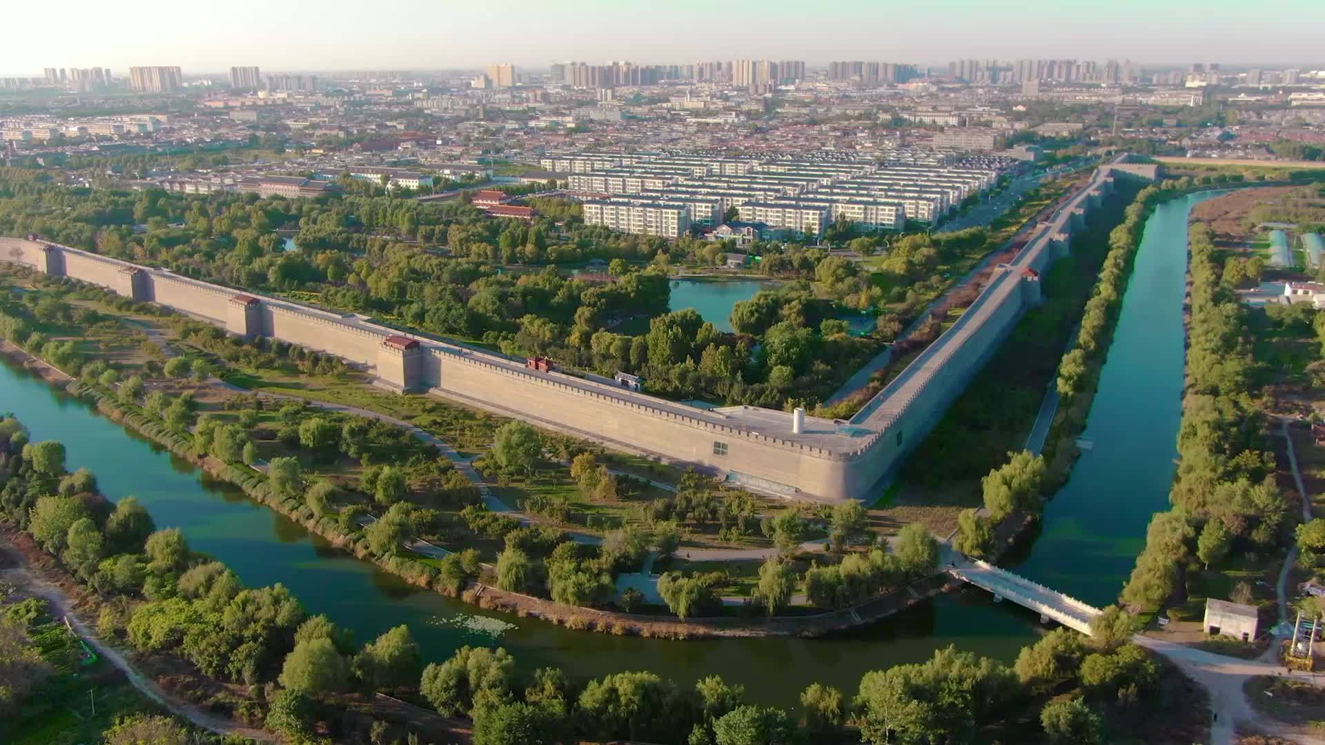 千城胜景丨河北正定一湾碧水护城安两岸美景入画来