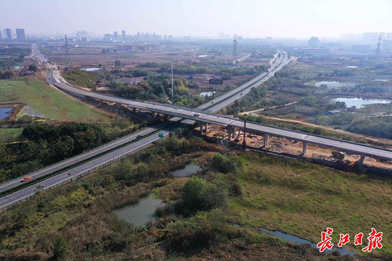 科技一路（鸟瞰图）。 记者杨丝涵 摄