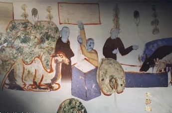 敦煌壁画中的粟特商队长什么样