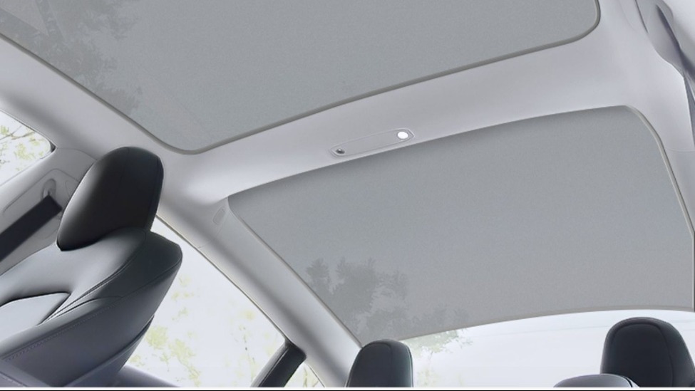 特斯拉Model Y车顶遮阳帘DIY，防晒立竿见影