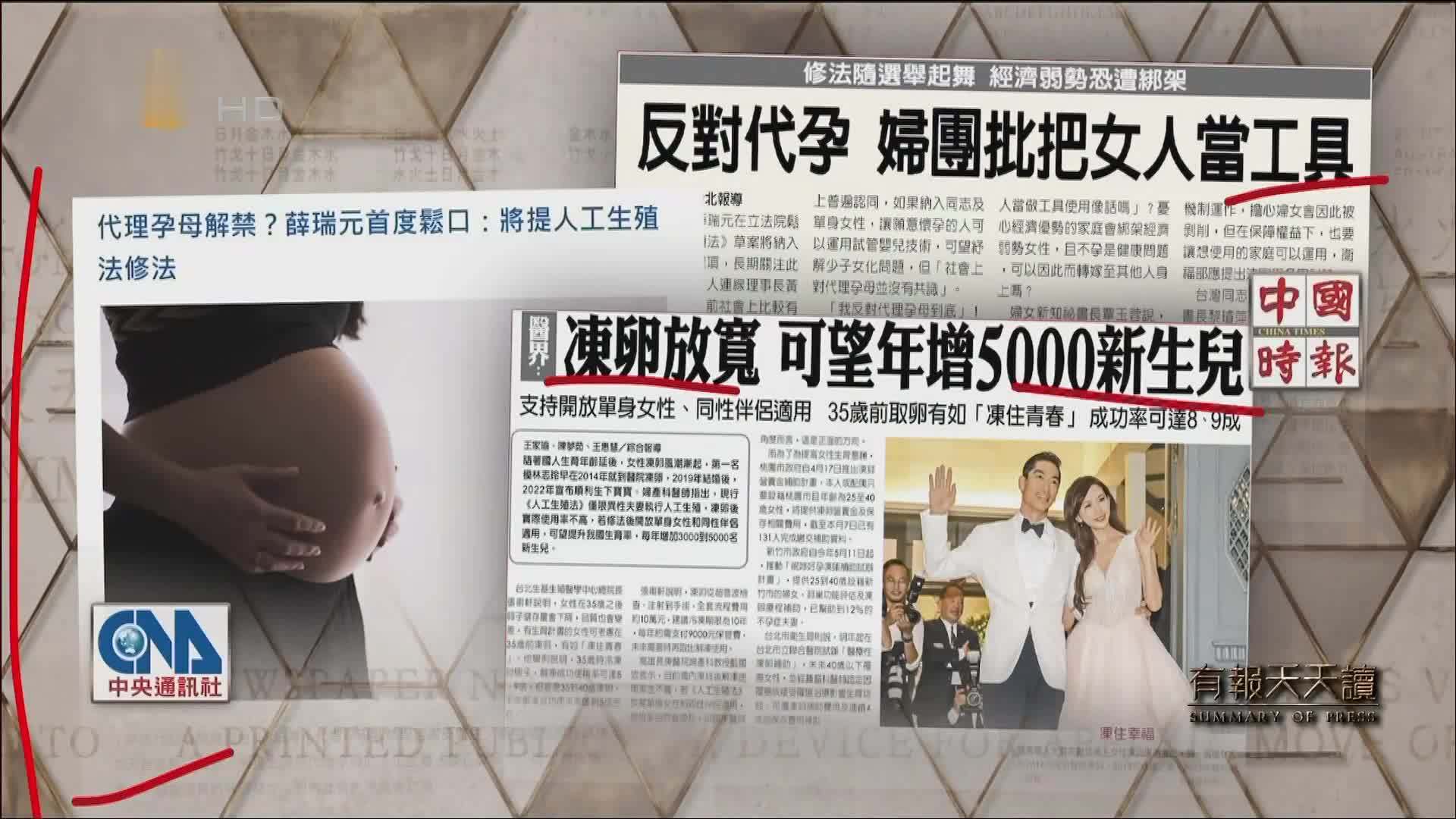 中国时报:反对代孕 妇团批把女人当工具_凤凰网视频_凤凰网