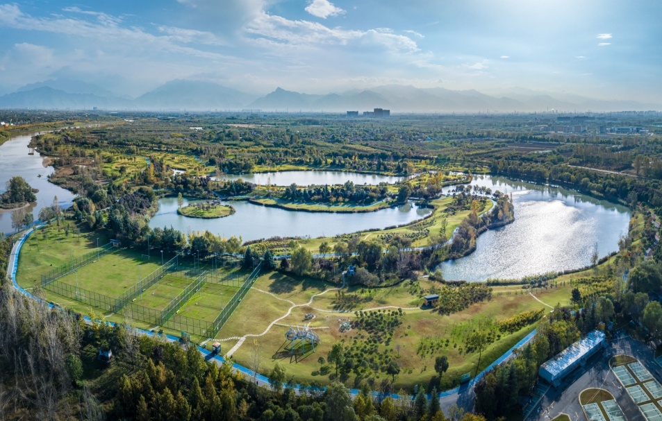 梁家滩运动公园实景图