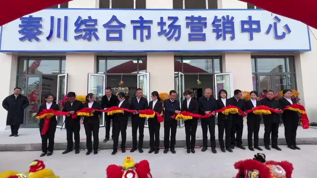 【视频】秦川镇综合批发市场营销中心正式招商运营