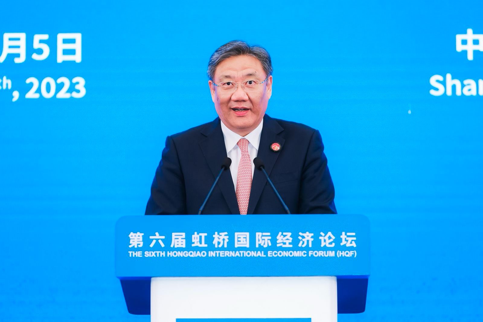国家商务部部长王文涛受邀出席论坛启动仪式并致辞