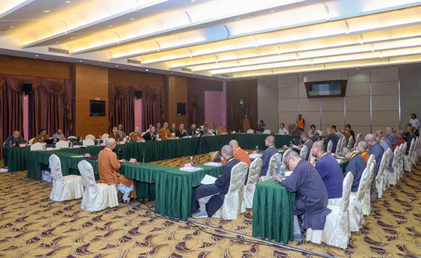 第四届佛教硕博法师恳谈会（图片来源：广东省佛教协会）