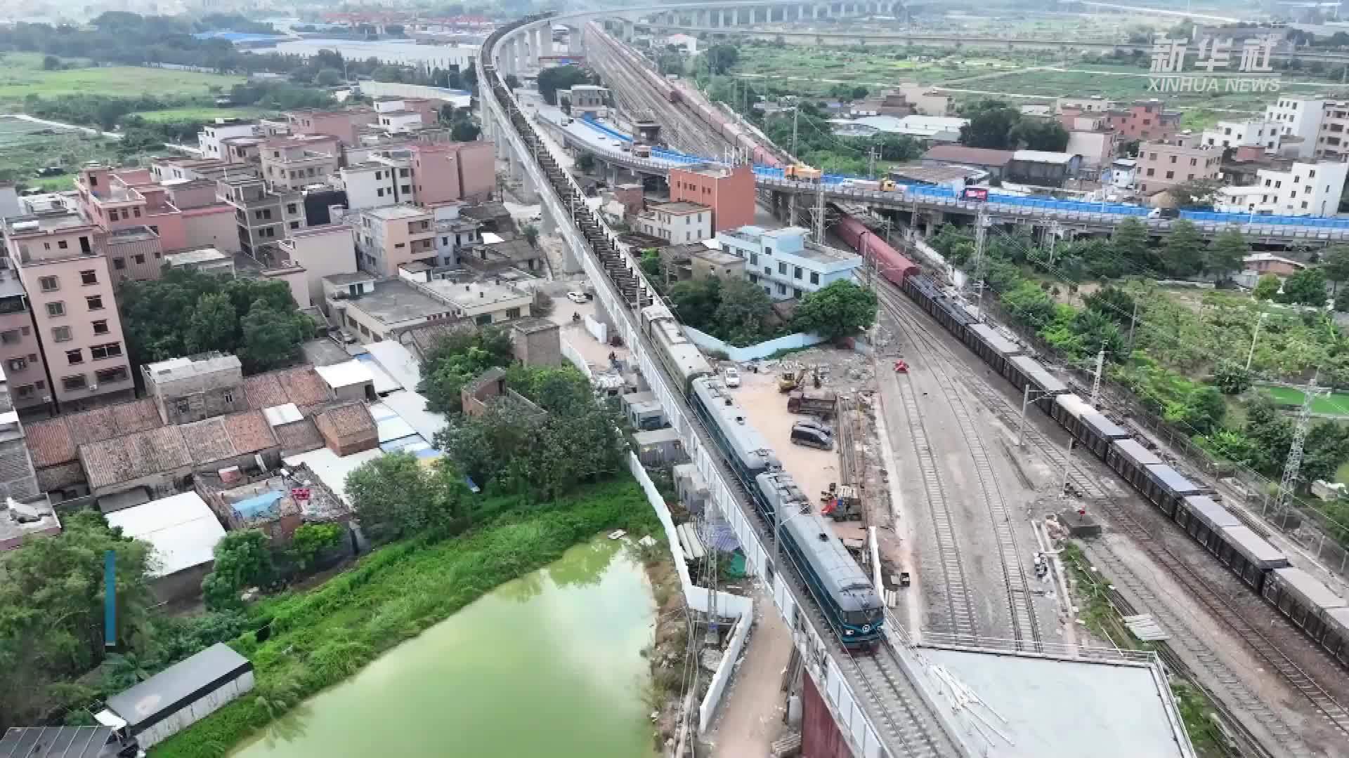 粤港澳大湾区大型综合交通枢纽轨道工程贯通