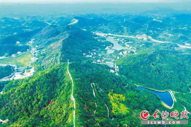 长株潭绿心区是目前世界面积最大的城市群绿心。长沙晚报通讯员 曾玮 摄