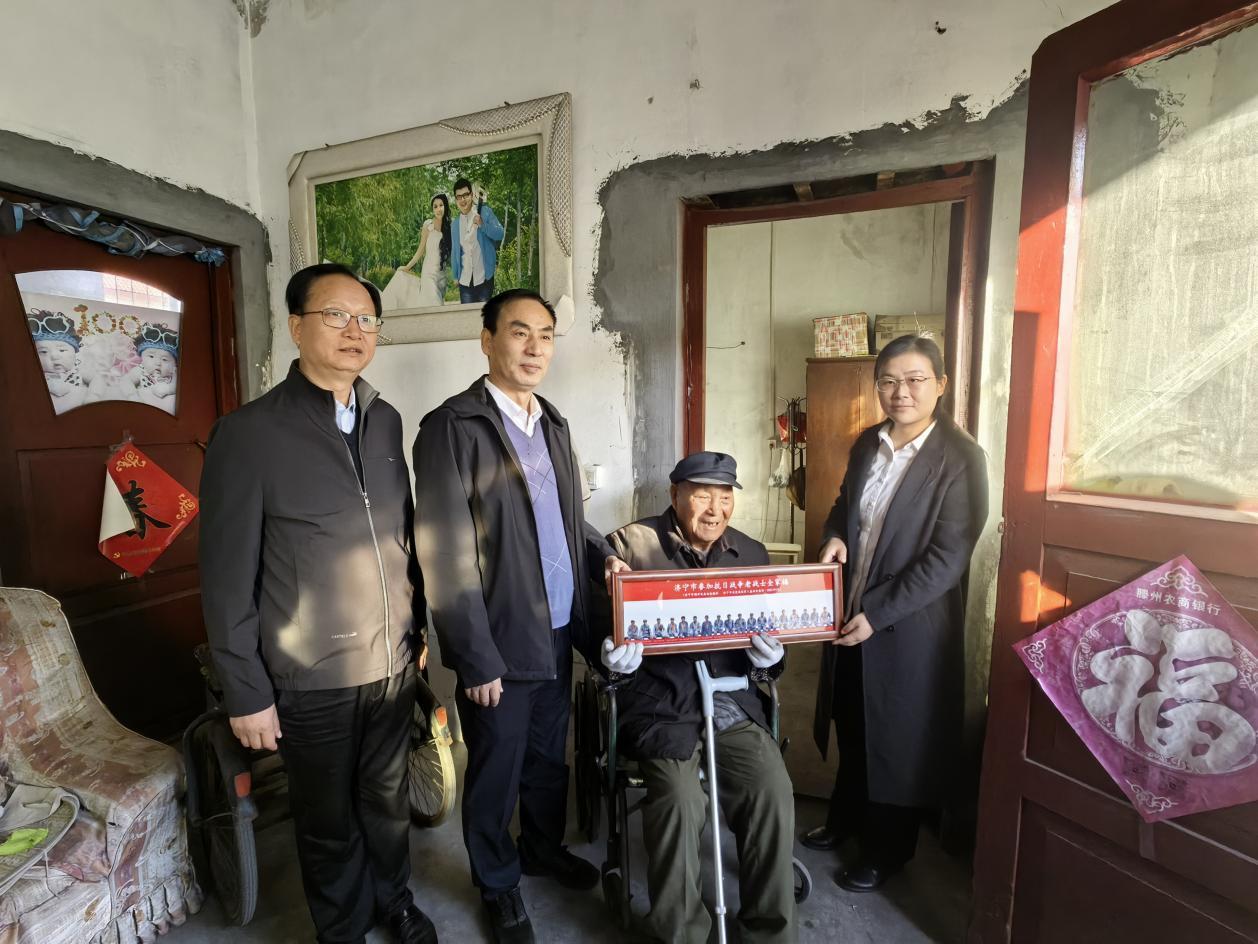 济宁抗日老兵“全家福”照片已陆续赠送抗日老兵家人