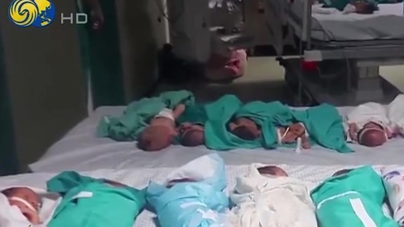 加沙最大医院被围困，初生婴儿危在旦夕