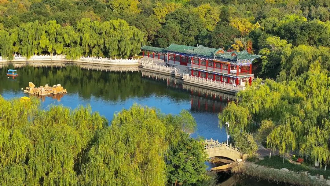 △金川公园航拍（资料图）