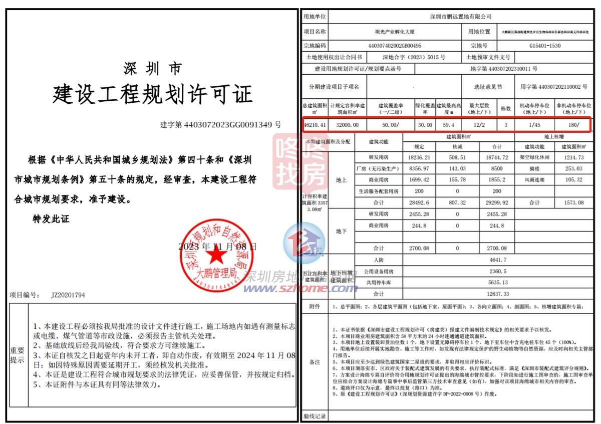 深圳多个项目计划公示！坝光工业孵化年夜厦总平面图来了