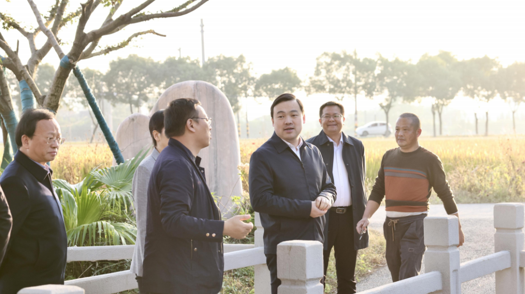 学做结合答好乡村振兴惠山卷程松带队专题调研农业农村工作