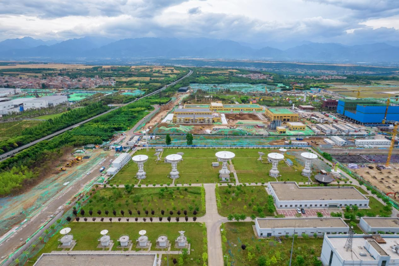 中科院国家授时中心转发式卫星导航场区 来源：VCG.COM