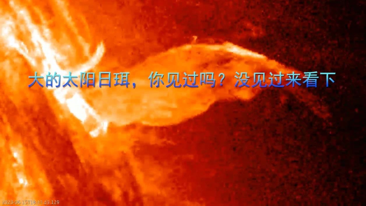 大的太阳日珥，你见过吗？没见过来看下