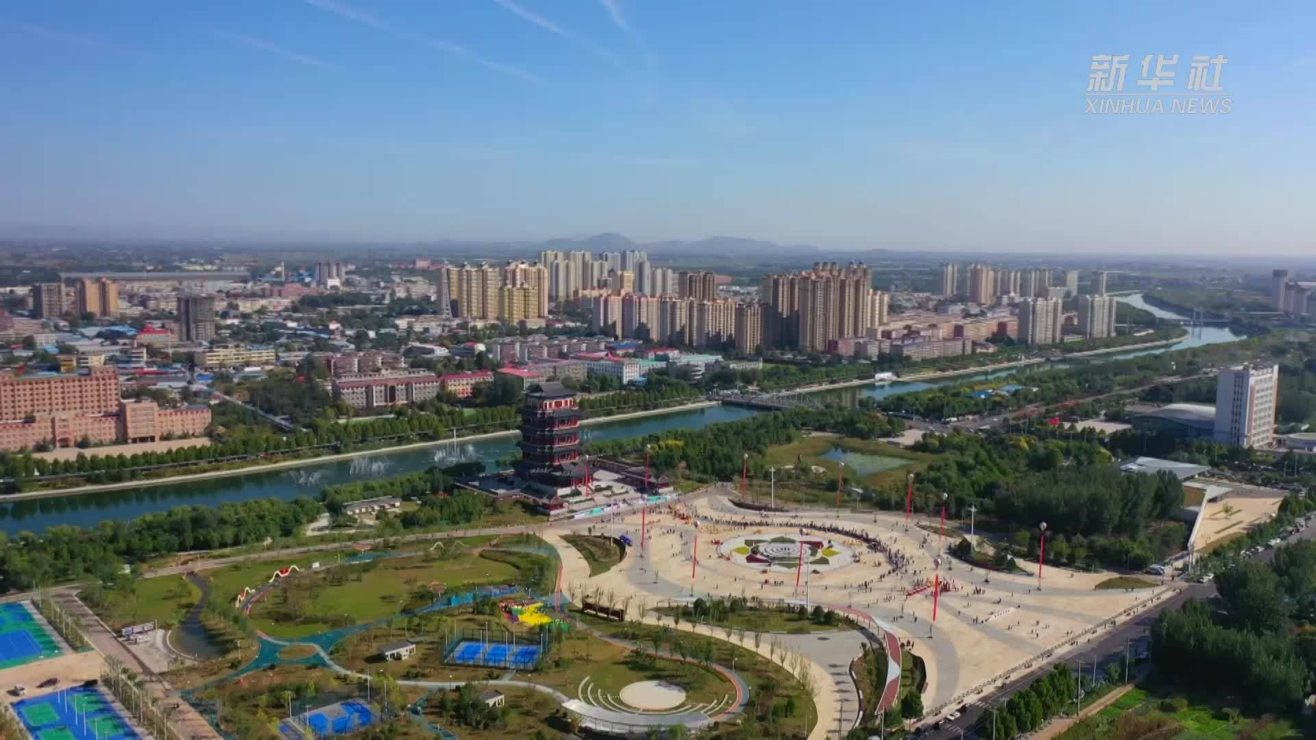 千城胜景｜河北行唐：颍水河畔美景如画