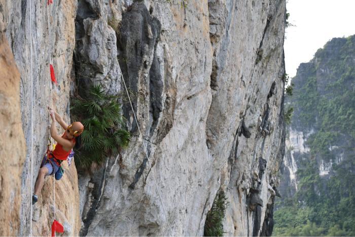 比赛现场。中国登山协会供图