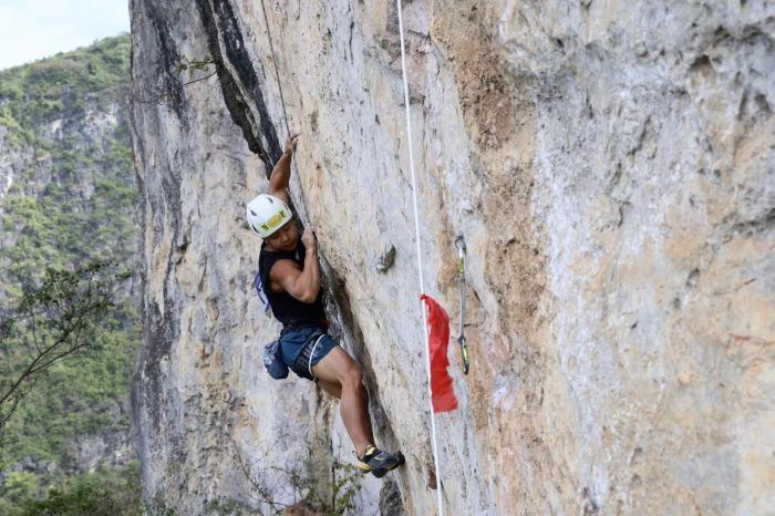 比赛现场。中国登山协会供图