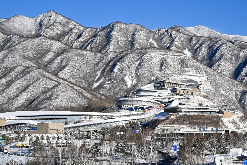 图为2022年3月16日拍摄的国家雪车雪橇中心“雪游龙”。新华社记者陈益宸摄