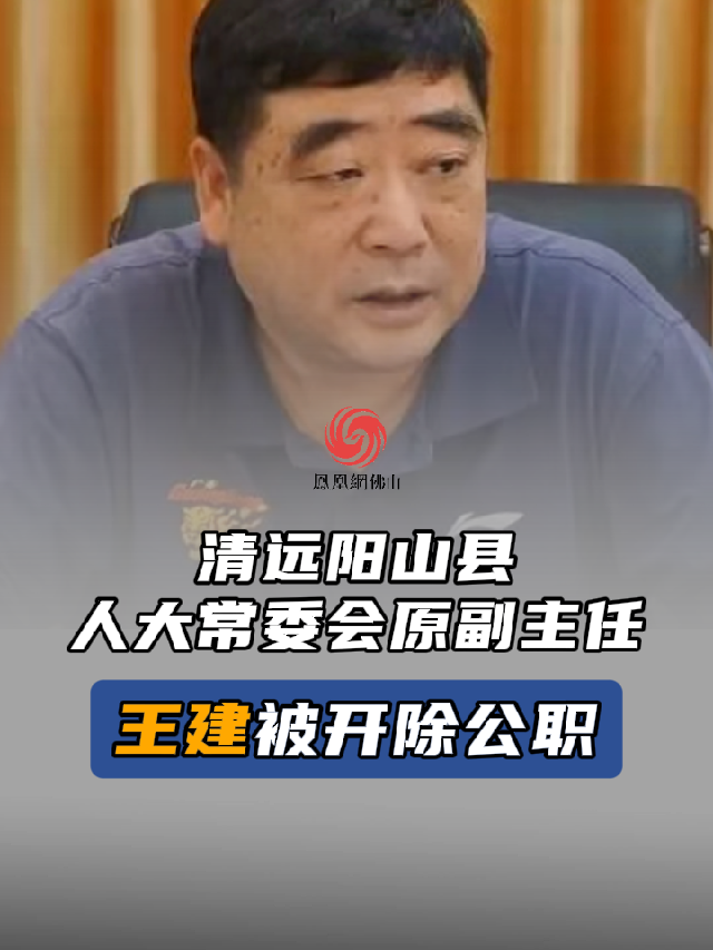 清远阳山县人大常委会原副主任王建严重违法被开除公职！#通报 #最新通报 #正风肃纪 #清远 #纪律审查和监察调查