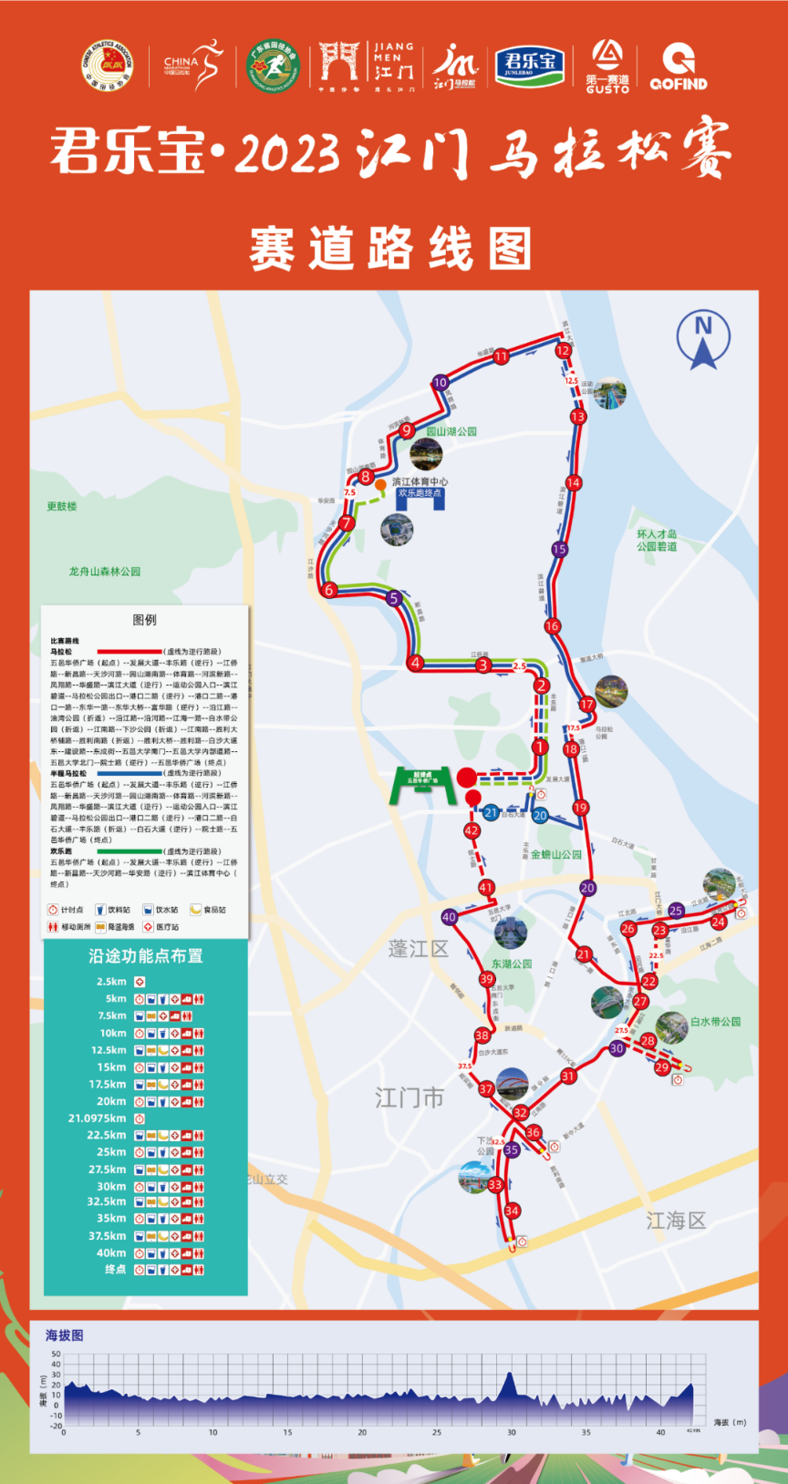 2023江门马拉松赛即将开赛 赛道设计抢先看
