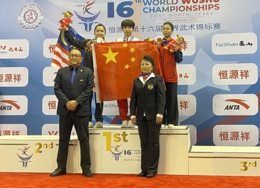 华东交通大学学生刘鑫获第十六届世界武术锦标赛女子刀术冠军