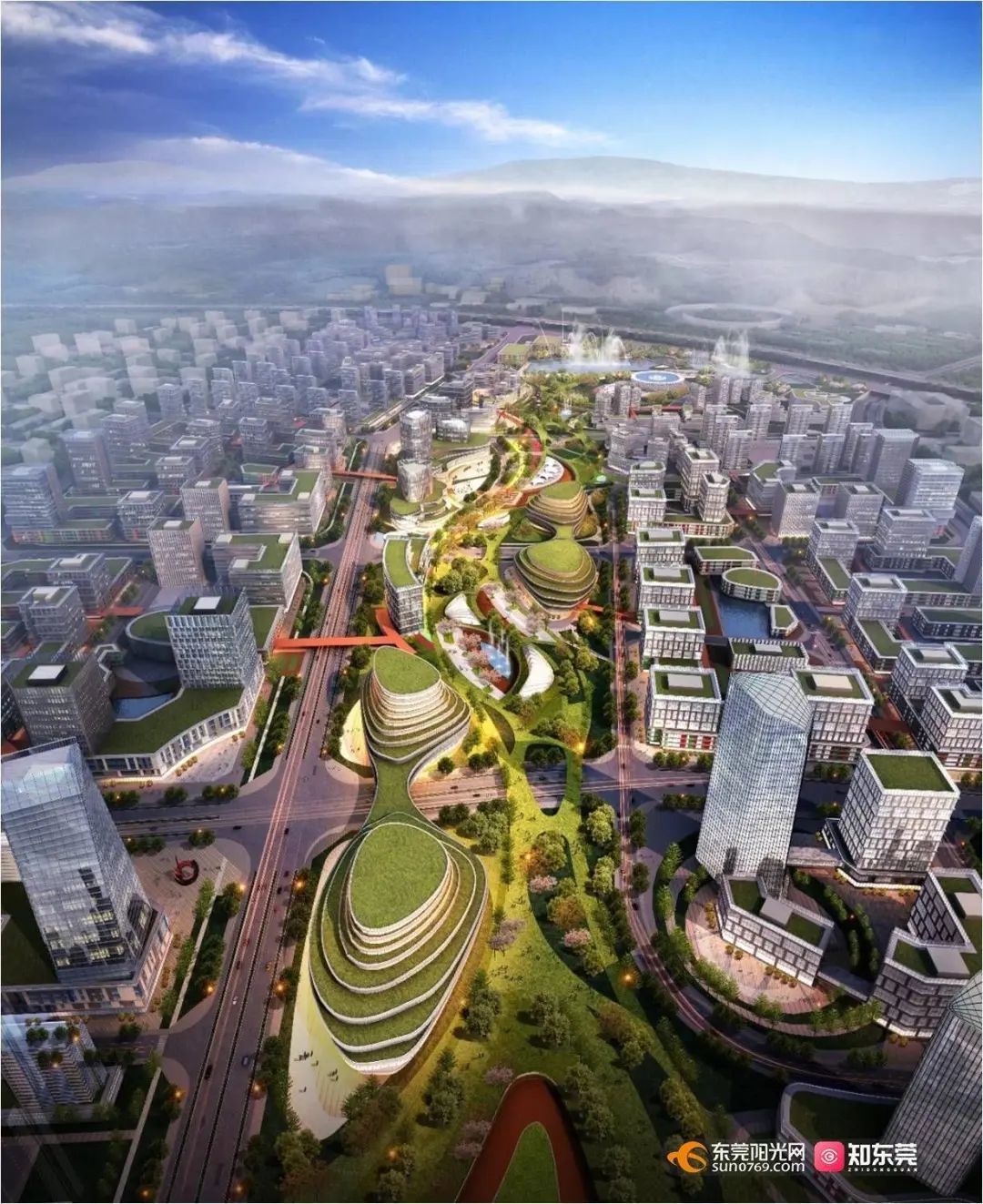 松山湖科学城效果图城市蜕变的见证者,城市建设的参与者在东莞的十几