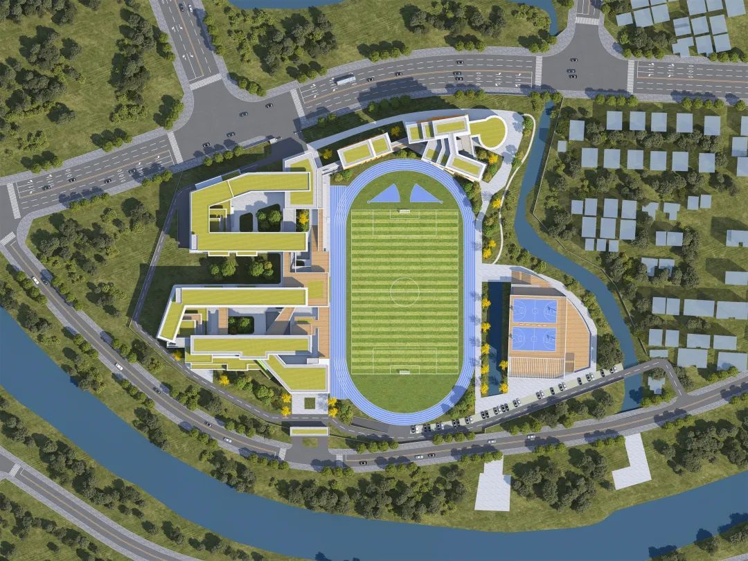 石门怡海学校（拟定名）效果图。