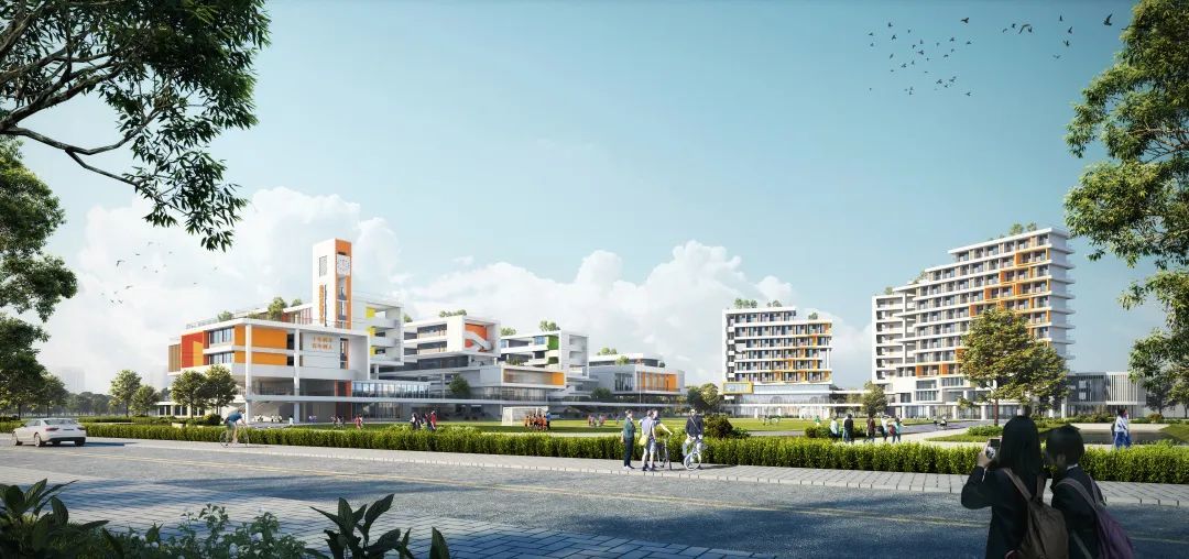 石门怡海学校（拟定名）效果图。