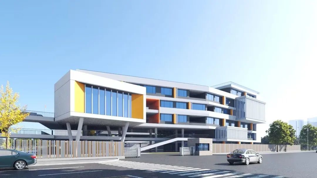 石门怡海学校（拟定名）效果图。